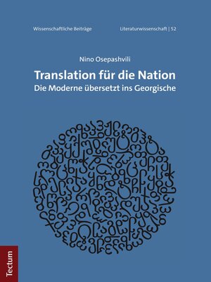 cover image of Translation für die Nation